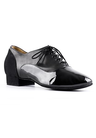 Paoul 2048 Flex Shoes-Black Patent/Leather/Suede