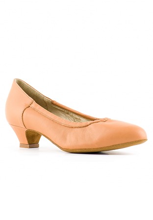 Paoul 21 Court Shoes-Flesh Leather