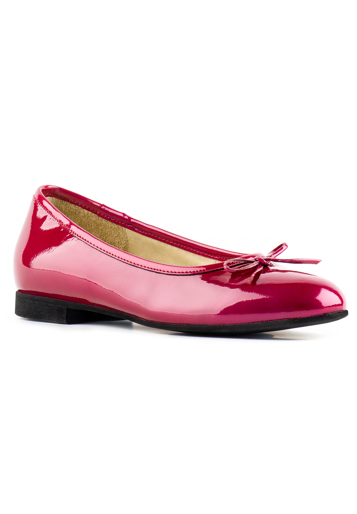 Paoul 231 Flat Court Shoes-Purple Patent