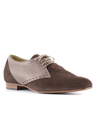 Paoul 6519 Derby Shoes-Dove-Grey Leather