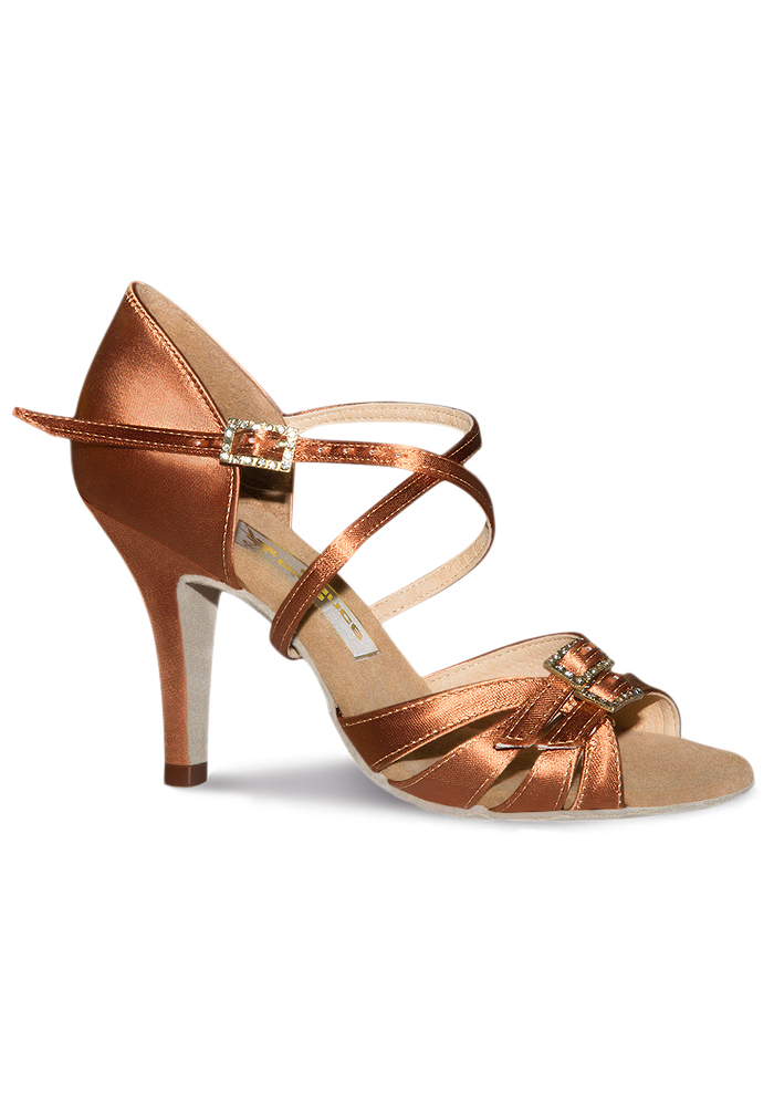 Paoul 6521 Dance Shoes-Black Leather/Black Crust