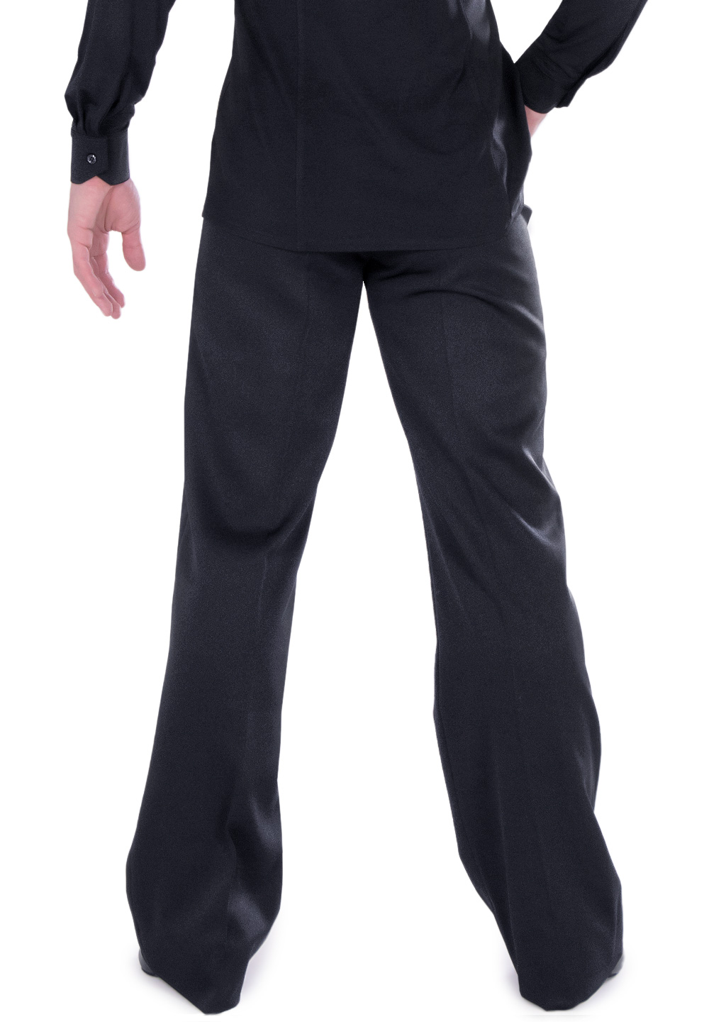 Paoul 6524 Dance Shoes-Black Saffiano Leather