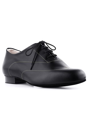 Paoul 6525 Dance Shoes-Black Leather