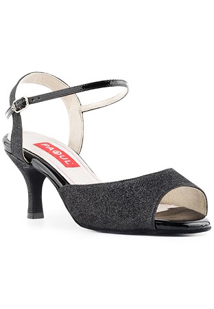 Paoul 697 Open Toe Sandal-Black Sl08/Black Patent