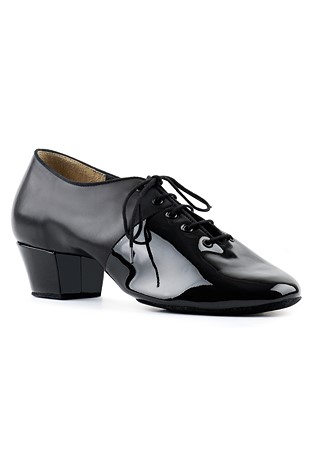 Paoul 837 Flex Shoes-Black Patent/Black Leather