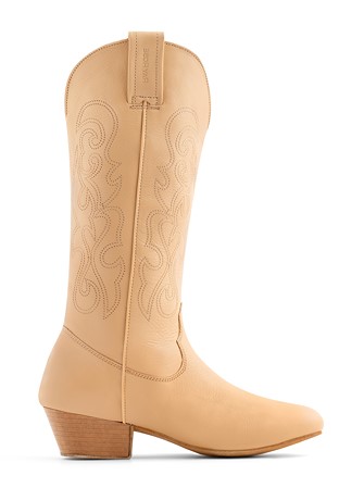 Ray Rose Eclipse Line Dance Boots-Dark Tan Leather