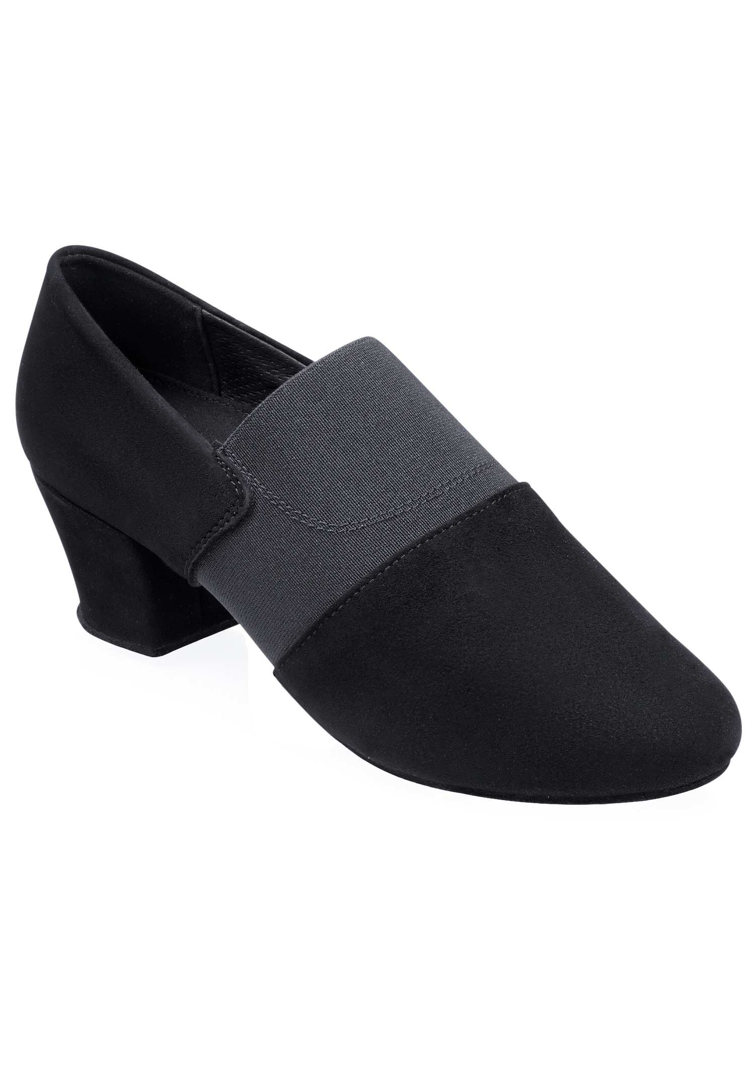 Ray Rose Luna Practice Shoes 419-Black Nappa Suede Leather/Elastic