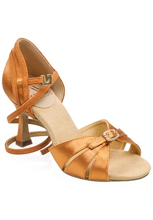 Ray Rose Pavo Latin Shoes 871-X-Light Tan Satin