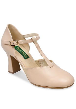 Ray Rose Rachel Smooth Shoes-Tan Leather