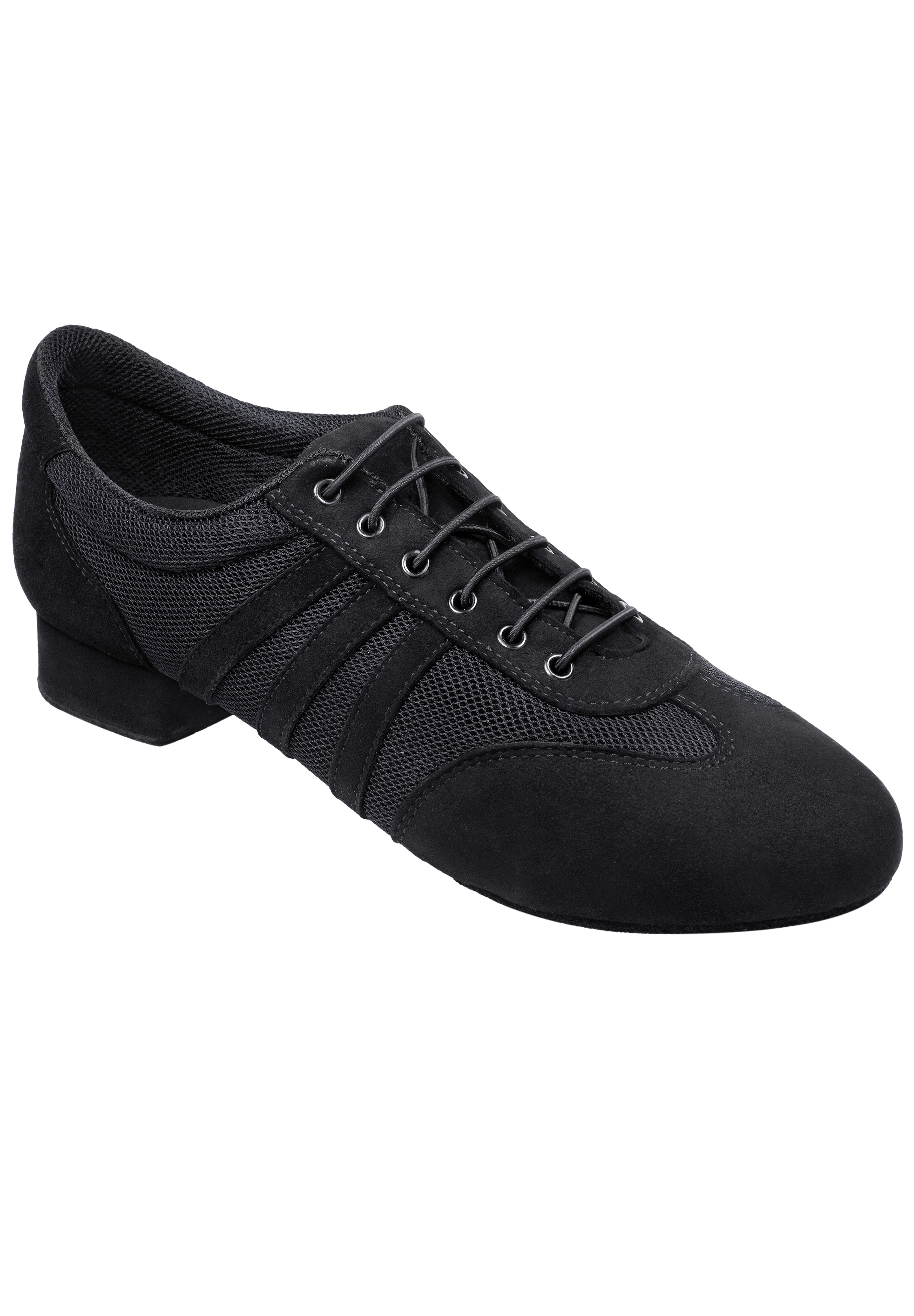 Ray Rose Virtuoso Mens Practice Shoes 438 -Black Nappa Suede Leather/Black Mesh