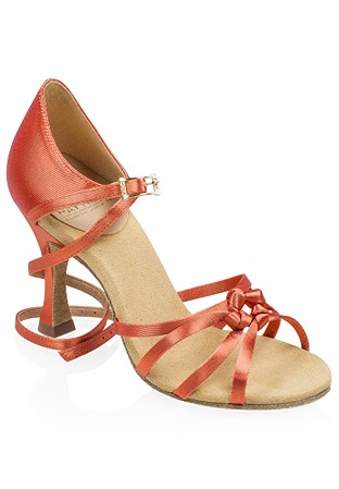 Ray Rose Blizzard Latin Shoes 820-Dark Tan Satin