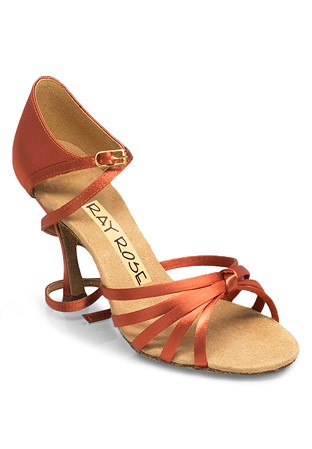 Ray Rose Drizzle 825-Dark Tan Satin