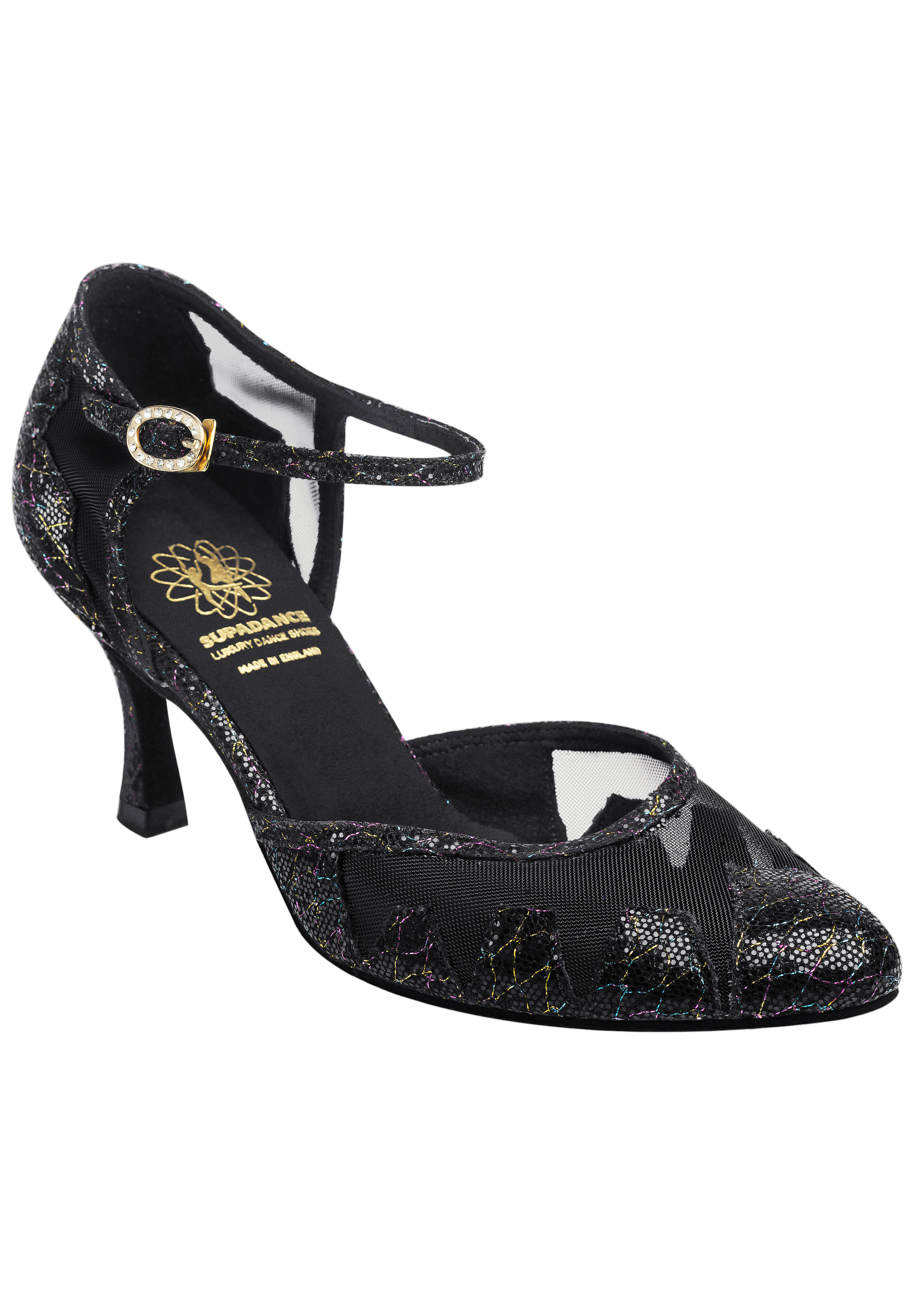 Supadance 1040-Black Multi Hologram/Mesh