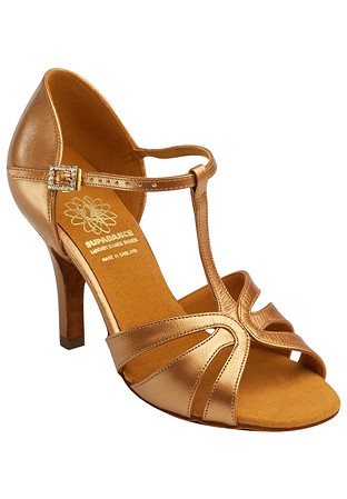 Supadance 1177-Dark Tan Sateen Leather