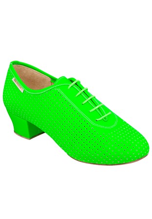 Supadance 1326-Neon Green Perf Eco Leather