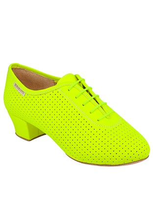 Supadance 1326-Neon Yellow Perf Eco Leather