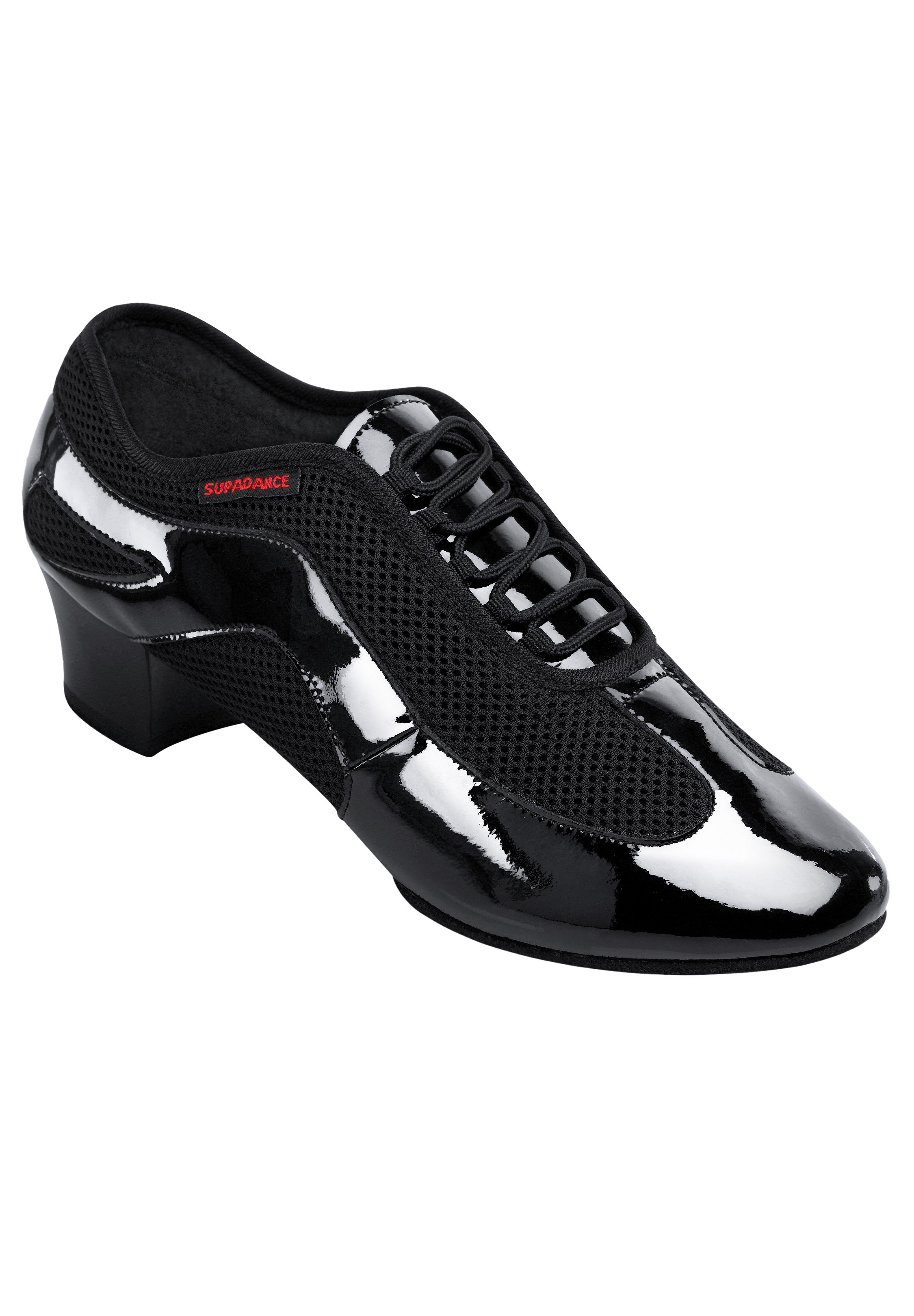 Supadance 8825-Black Patent/Mesh