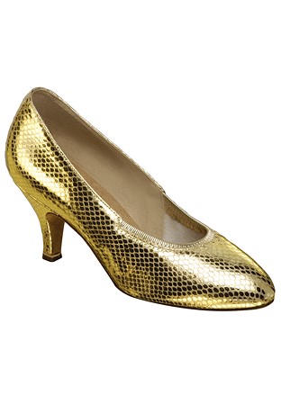 Supadance 1008-Gold Embossed Leather