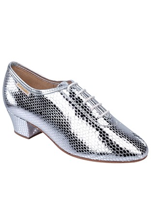 Supadance 1026-Silver Embossed Leather