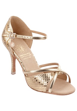Supadance 1073-Gold Embossed Leather