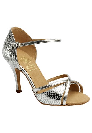 Supadance 1073-Silver Embossed Leather