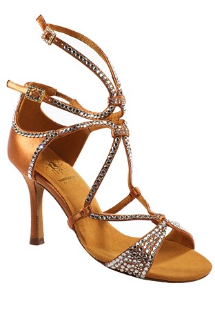 Supadance 1082-Dark Tan Satin