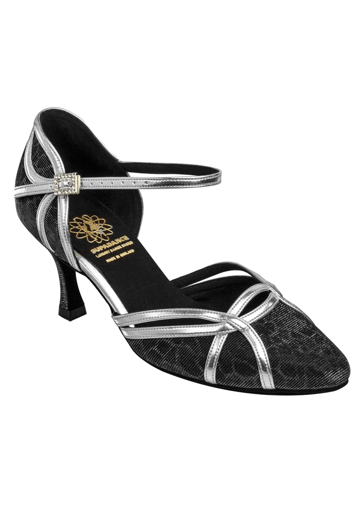 Supadance 1542-Black Sunset/Silver Leather