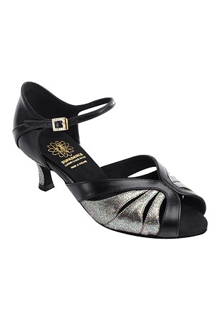 Supadance 1548-Black Leather/Rainbow Iris