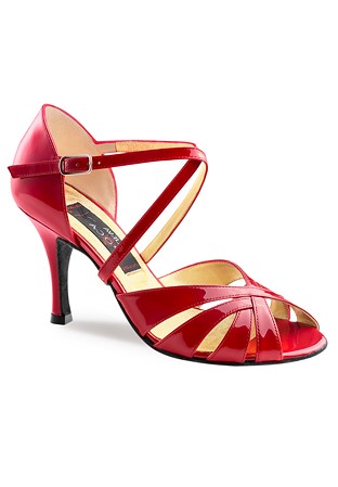 Nueva Epoca Adora Dance Shoes-Red Patent Leather
