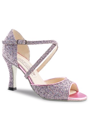 Werner Kern Alina Social Dance Sandal-Multi Glitter
