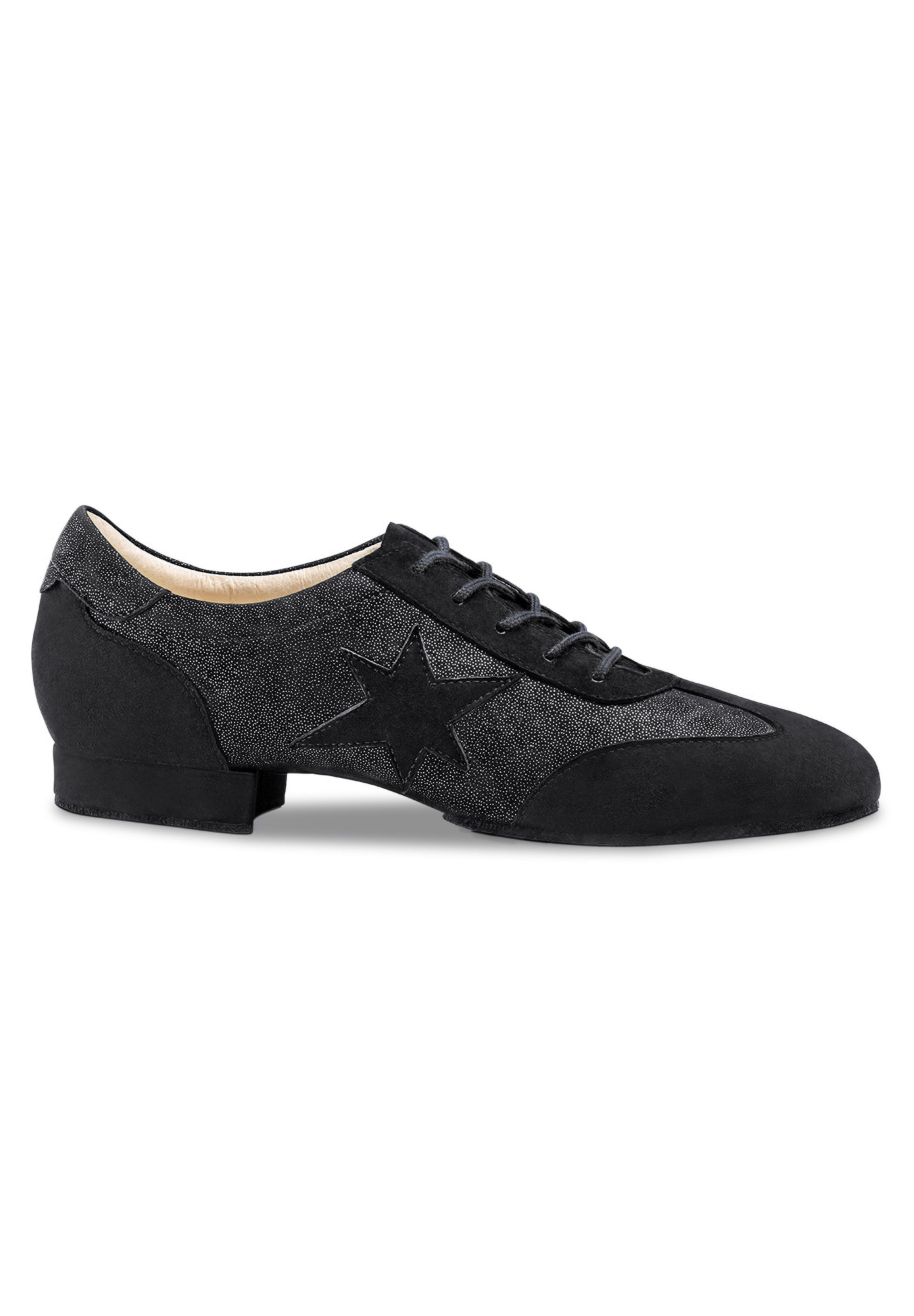 Werner Kern Ariana Ladies Practice Shoes 	 	 	-Black Suede/Black-Platin Stella