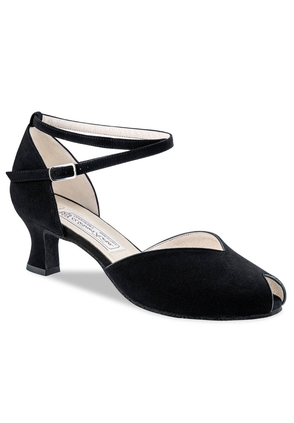 Werner Kern Asta Social Dance Shoes-Black Suede
