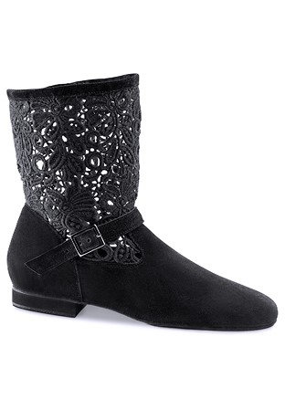 Werner Kern Cocco Ladies Dance Boots-Black Suede