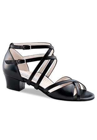 Werner Kern Eva Salsa Shoes-Black Nappa