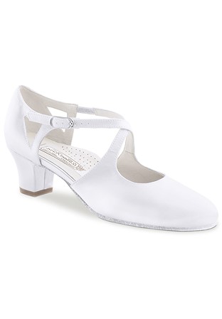 Werner Kern Gala Social Dance Shoes-White Satin