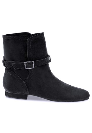 Werner Kern Harper Womens Ankle Boots-Black Suede