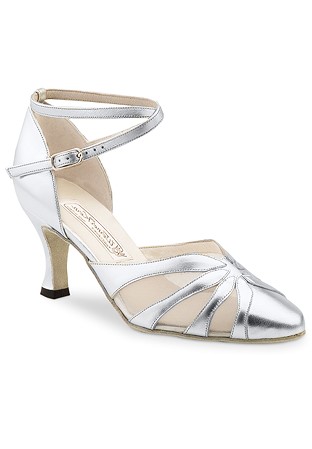 Werner Kern Linda Social Dance Shoes-Silver Chevro