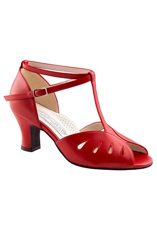 Werner Kern Lindsay Dance Shoes-Red Nappa Leather