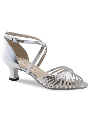 Werner Kern Mary Latin Sandal-Silver Chevro