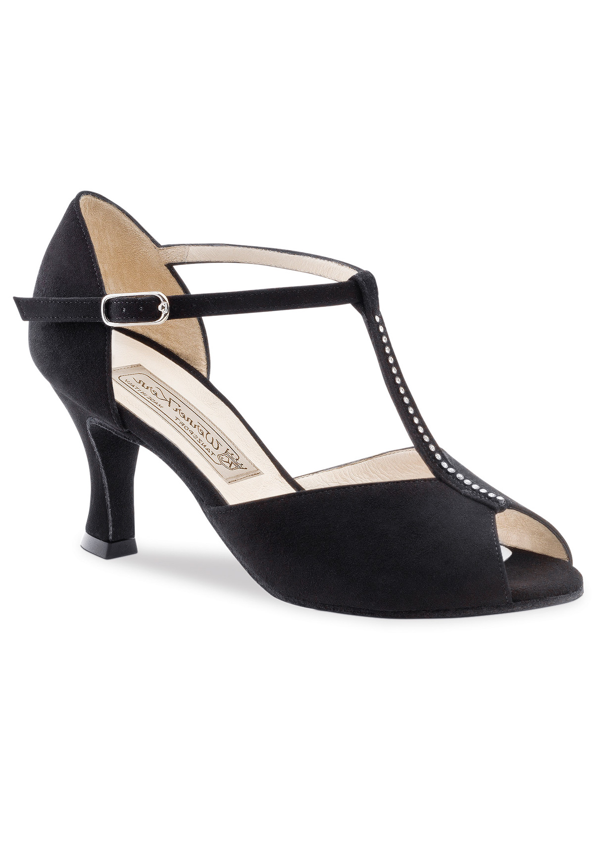 Werner Kern Mona Tango Shoes-Black Suede