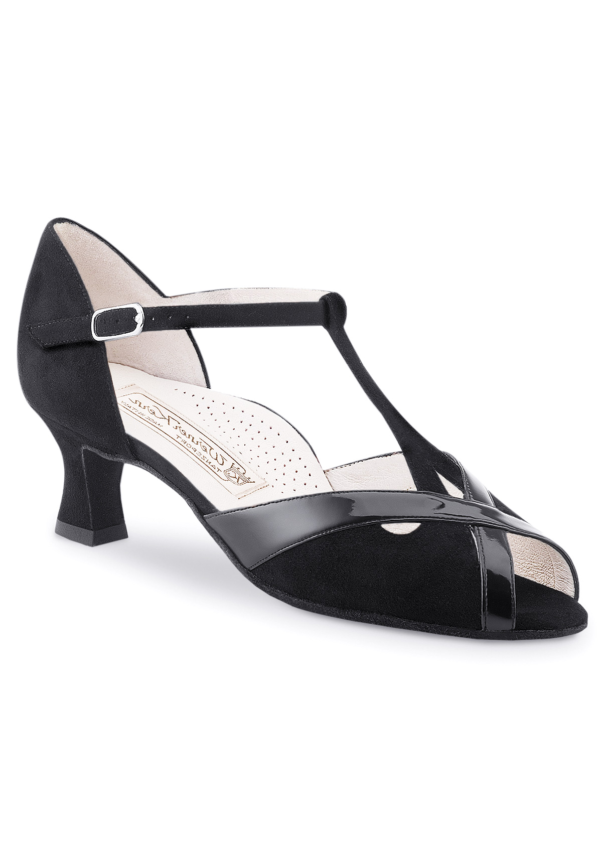 Werner Kern Nadja Womens Dance Shoes-Black Suede