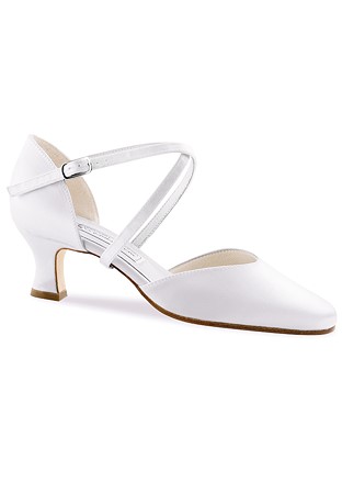 Werner Kern Patty Dancing Shoes-White Satin