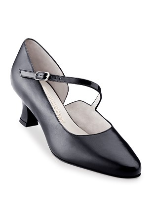 Werner Kern Rita Dance Shoes-Black Nappa/Black Patent