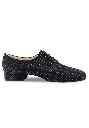 Werner Kern Runa Womens Practice Shoes-Black-Blue Brocade