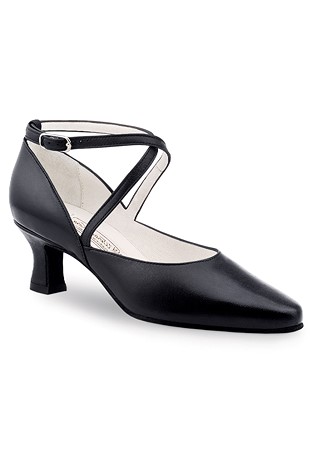 Werner Kern Shirley Ballroom Shoes-Black Nappa