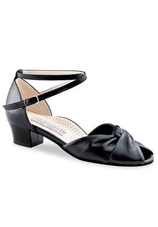 Werner Kern Vera Social Dance Shoes-Black Nappa Leather