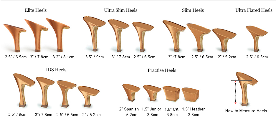 International Dance Shoes Size Chart