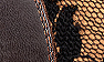 Marrone Calf / Tan Satin / Black Lace