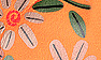 Orange Flower Print