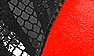 Red Suede / Black Suede Print